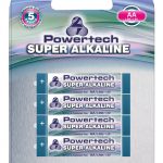 POWERTECH Super Αλκαλικές μπαταρίες AA LR6, 4 τεμ, 5 χρόνια εγγύηση