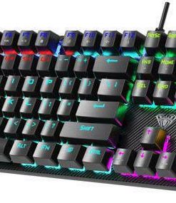 Aula Retribution Gaming Μηχανικό Πληκτρολόγιο με Custom Blue διακόπτες και RGB φωτισμό (Ελληνικό)
