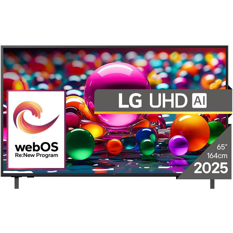 LG Smart Τηλεόραση 65" 4K UHD LED 65UA74003LB HDR (2025)