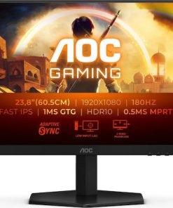 AOC 24G42E IPS HDR Gaming Monitor 23.8" FHD 1920x1080 180Hz με Χρόνο Απόκρισης 1ms GTG
